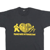 SCREEN STARS BEST Mens Black Physically Healthy And Technically Sound Graphic