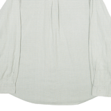 TIMBERLAND Mens White & Blue Checked Cotton Shirt XL Casual Long Sleeve Button