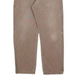 CARHARTT Mens Jeans Beige Regular Straight Denim Raw W34 L30 Casual Workwear