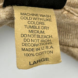 Hersheypark Prairie Mountain Single Stitch T-Shirt - Large Brown Cotton