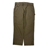 Carhartt Carpenter Trousers - 35W 30L Brown Cotton