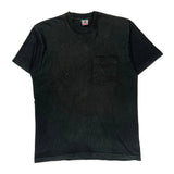 90S Blank Fruit Of The Loom T-Shirt - XL Black Cotton