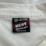 Elkhorn Area Softball Champs Fruit Of The Loom Graphic T-Shirt - 2XL White Cotton Blend