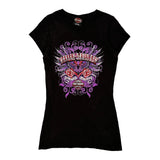 Las Vegas Harley Davidson Graphic T-Shirt - Small Purple Cotton