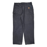 Carhartt Carpenter Pants - 36W 30L Gray Cotton
