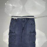 Carhartt Cargo Pants - 36W 30L Blue Cotton