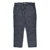 Carhartt Double Knee Cargo Trousers - 38W 30L Grey Cotton