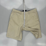 Tommy Hilfiger Chino Shorts - 33W 10L Beige Cotton