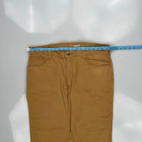 Carhartt Carpenter Trousers - 38W 30L Brown Cotton