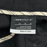 Nike Golf Chino Shorts - Medium Black Polyester