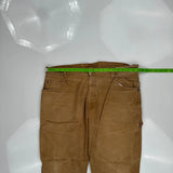 Carhartt Carpenter Pants - 38W 28L Brown Cotton