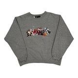 Warner Bros Cartoon Sweatshirt - Small Grey Cotton Blend