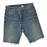 Levis Denim Shorts - 30W 10L Blue Denim