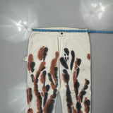 Dickies Tie-Dye Carpenter Pants - 38W 32L Multicoloured Cotton