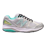 NEW BALANCE Sneaker Trainers Silver Synthetic Womens UK 5