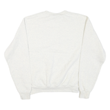 CHAMPION Mens Cream Carteret Community College Crew Neck S Cotton Blend
