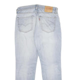 LEVI'S 511 Slim Mens Jeans Blue Denim Slim Cotton Blend W32 L30 Distressed