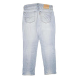 LEVI'S 511 Slim Mens Jeans Blue Denim Slim Cotton Blend W32 L30 Distressed