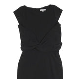 CARVEN Womens Black Bodycon Polyester Blend Mini Dress Size S Elegant Twist