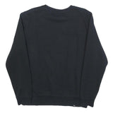 PUMA Mens Black Cotton Blend Crew Neck Sweatshirt S Logo Graphic