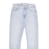 GUESS Mens Slim Fit Light Blue Denim Jeans W26 L28 Stylish Zip Closure