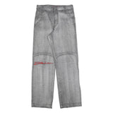 DIA Womens Jeans Grey Regular Straight Denim W30 L33 Casual Cotton Blend Zip