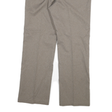 LEVI'S Mens Polyester Blend Regular Fit Beige Trousers W32 L27 Classic Style