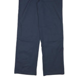 DICKIES Mens Cotton Blend Navy Regular Straight Trousers W31 L30 Workwear Zip