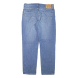LEVI'S Mens Jeans Blue Regular Straight Denim Medium W34 L32 Classic Style Zip