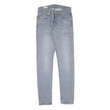 LEVI'S Mens Slim Blue Denim Light Wash Jeans W30 L32 Classic Zip Pocket