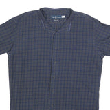 RALPH LAUREN Mens Blue Check Shirt L Classic Fit Cotton Summer Casual