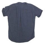 RALPH LAUREN Mens Blue Check Shirt L Classic Fit Cotton Summer Casual