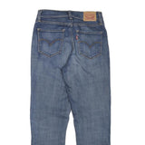 LEVI'S Womens Blue Regular Straight Denim Jeans W27 L26 Classic Zip Closure