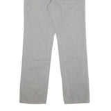 CALVIN KLEIN JEANS Mens Regular Fit Grey Cotton Blend Zip Trousers W34 L32