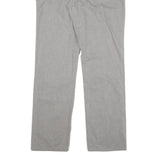 CALVIN KLEIN JEANS Mens Regular Fit Grey Cotton Blend Zip Trousers W34 L32