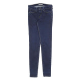 LEVI'S 710 Womens Jeans Blue Slim Skinny Denim Dark W30 L34 Stretch Cotton