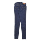 LEVI'S 710 Womens Jeans Blue Slim Skinny Denim Dark W30 L34 Stretch Cotton