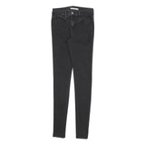 LEVI'S 710 Womens Jeans Black Slim Skinny Denim W28 L32 Stretch Cotton Blend