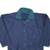 HELLY HANSEN Mens Blue Outdoor Jacket XL Polyester Blend Water Resistant Zip
