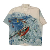 Tommy Bahama Graphic Hawaiian Shirt - XL Multicoloured Cotton