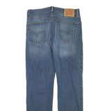 LEVI'S Mens Slim Blue Denim Medium Wash W30 L30 Zip Jeans Casual Comfort