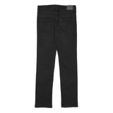 LEVI'S Womens Black Slim Skinny Denim Raw Zip Jeans W28 L27 Stylish Casual