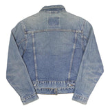 LEVI'S Womens Blue Denim Jacket M Cotton Blend Classic Style Button Closure