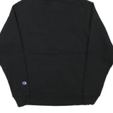 CHAMPION Mens Black Pullover Hoodie S Cotton Blend Classic Casual Wear