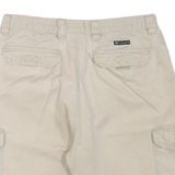 CHAPS Mens Shorts Beige Cargo Plain M W32 Cotton Blend Casual Summer