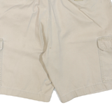 CHAPS Mens Shorts Beige Cargo Plain M W32 Cotton Blend Casual Summer