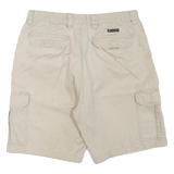 CHAPS Mens Shorts Beige Cargo Plain M W32 Cotton Blend Casual Summer