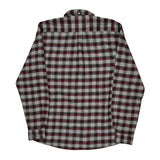 Tailored Fit Barbour Checked Flannel Shirt - XL Gray Cotton