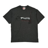 Budweiser Racing Chase Authentics Nascar T-Shirt - Large Grey Cotton Blend