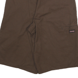 DICKIES Mens Shorts Brown Casual L W30 Workwear Cotton Blend Comfort